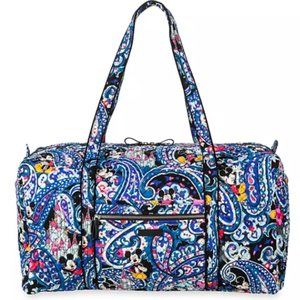 Vera Bradley Mickey Mouse Whimsical Paisley Duffle
